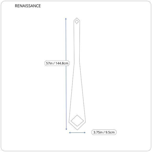 Renaissance Tie Necktie Trumpet Music Band Red Maroon Silver‎ Hand Made - Picture 3 of 12